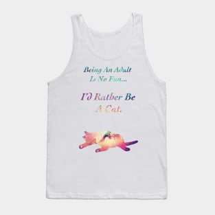 I'd Rather be a Cat Tank Top